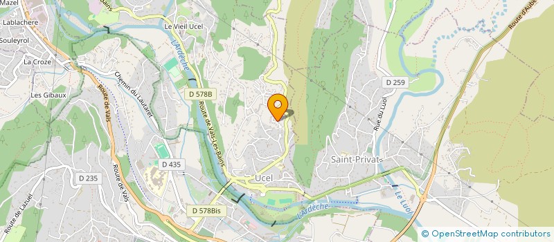 localisation de l'entreprise MAVAL  UCEL