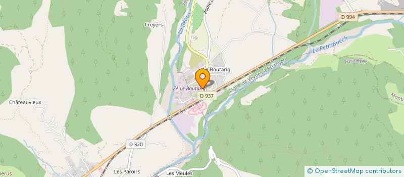 localisation de l'entreprise MAVALEY  MONTMAUR