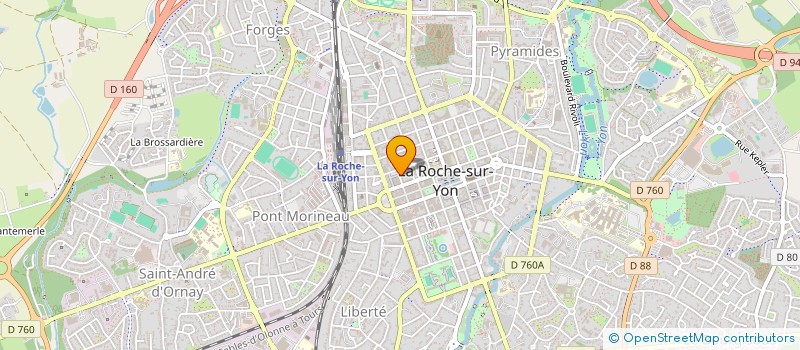 localisation de l'entreprise MAVANORA à LA ROCHE-SUR-YON