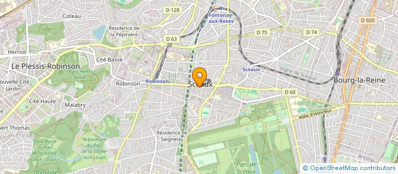localisation de l'entreprise MAVB SCI à SCEAUX