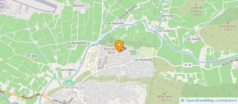 localisation de l'entreprise MAVELILU  PIERREFEU-DU-VAR