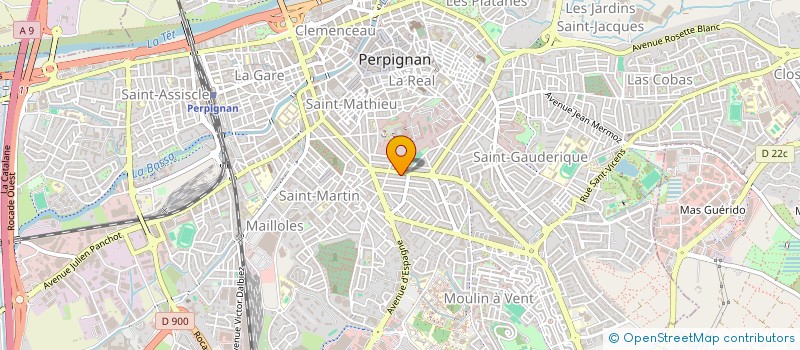 localisation de l'entreprise MAVENT 1 à PERPIGNAN