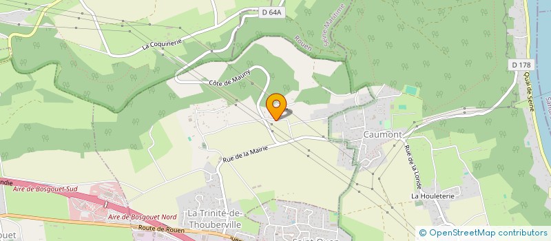 localisation de l'entreprise MAVEPE 2  LA TRINITE-DE-THOUBERVILLE