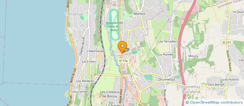 localisation de l'entreprise MAVER à AIX-LES-BAINS
