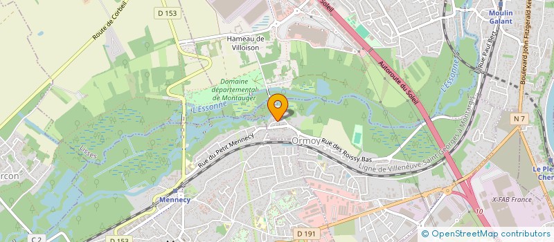 localisation de l'entreprise MAVERA  ORMOY