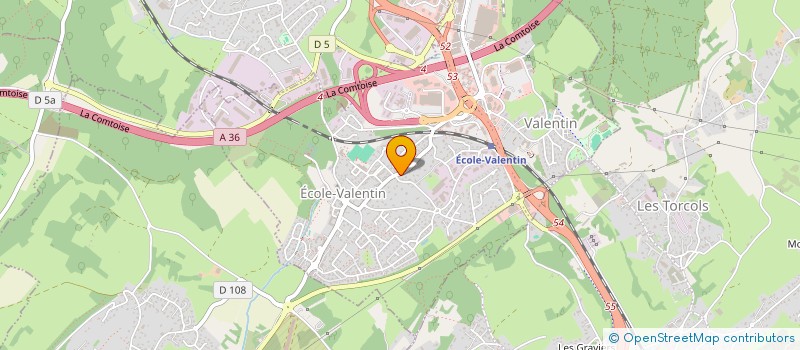 localisation de l'entreprise MAVERI à ECOLE-VALENTIN
