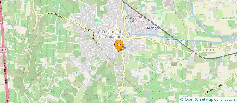 localisation de l'entreprise MAVERICK  CHATEAUNEUF-DE-GADAGNE