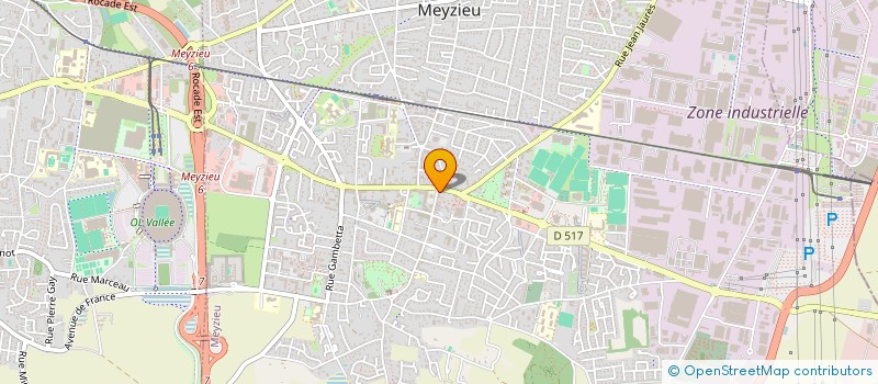 localisation de l'entreprise MAVERICK  MEYZIEU