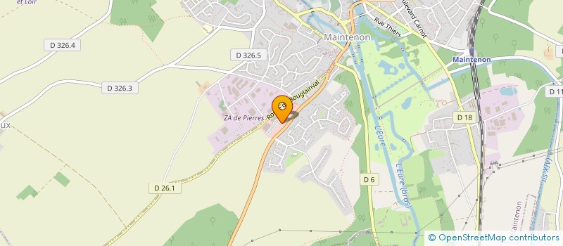 localisation de l'entreprise MAVERIL à MAINTENON