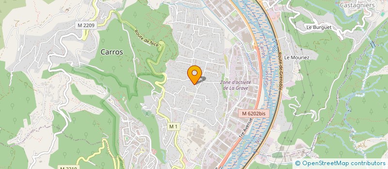 localisation de l'entreprise MAVERNA  CARROS