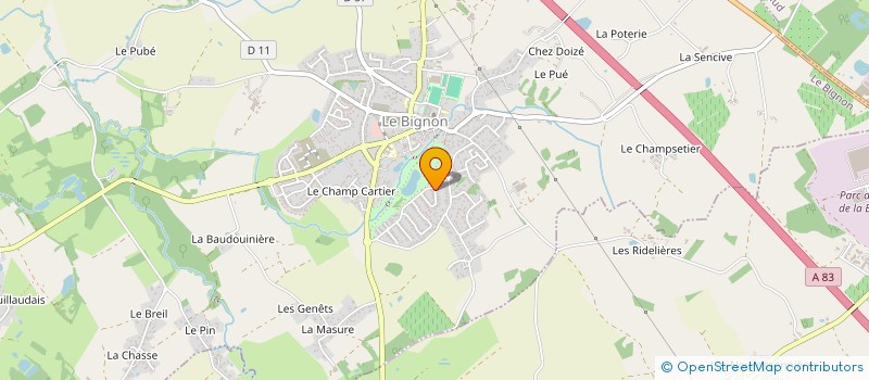 localisation de l'entreprise MAVH  LE BIGNON