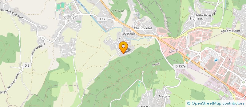 localisation de l'entreprise MAVI  SILLINGY