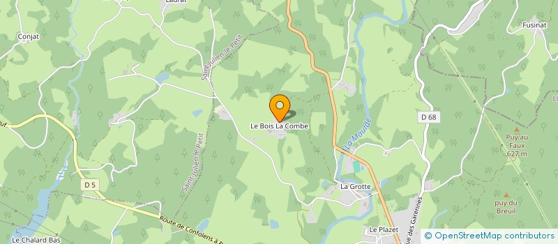 localisation de l'entreprise MAVI  PEYRAT-LE-CHATEAU