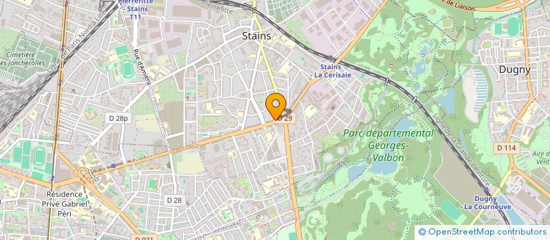 localisation de l'entreprise MAVI à STAINS