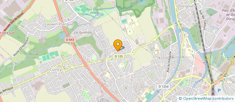 localisation de l'entreprise MAVI à DOUAI