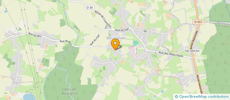 localisation de l'entreprise MAVI à BOUVIGNIES