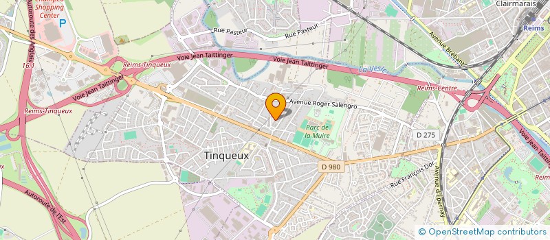 localisation de l'entreprise MAVI  TINQUEUX