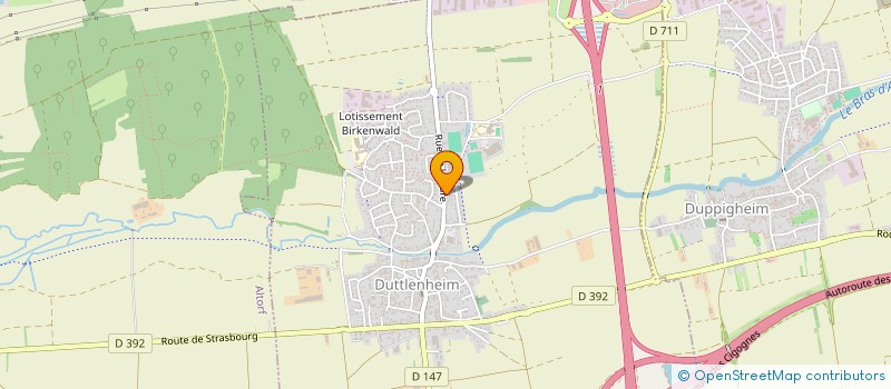 localisation de l'entreprise MAVI  DORLISHEIM