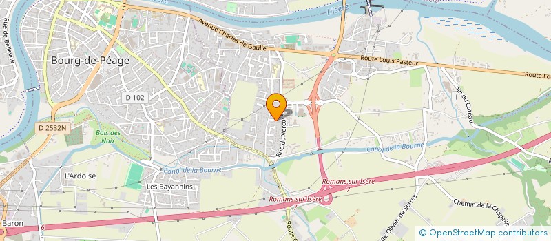 localisation de l'entreprise MAVI  BOURG-DE-PEAGE