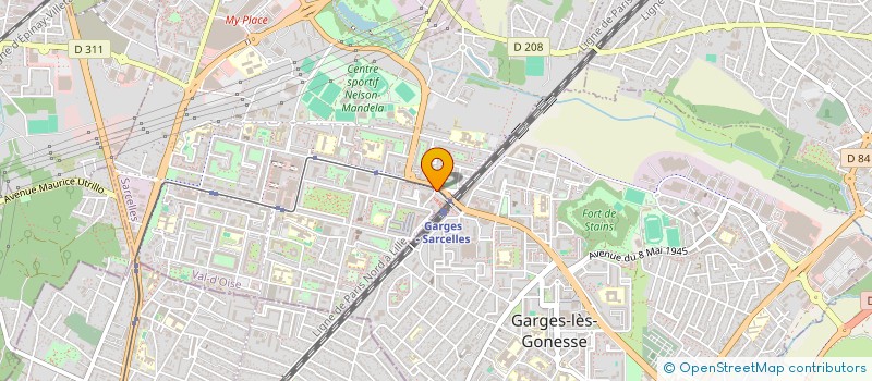 localisation de l'entreprise MAVI  SARCELLES