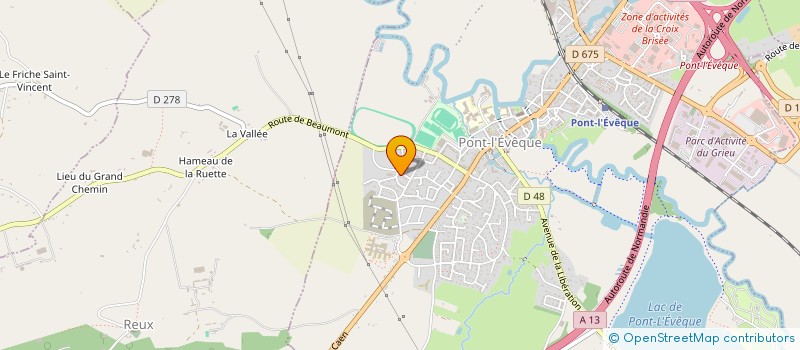 localisation de l'entreprise MAVI  PONT-L'EVEQUE