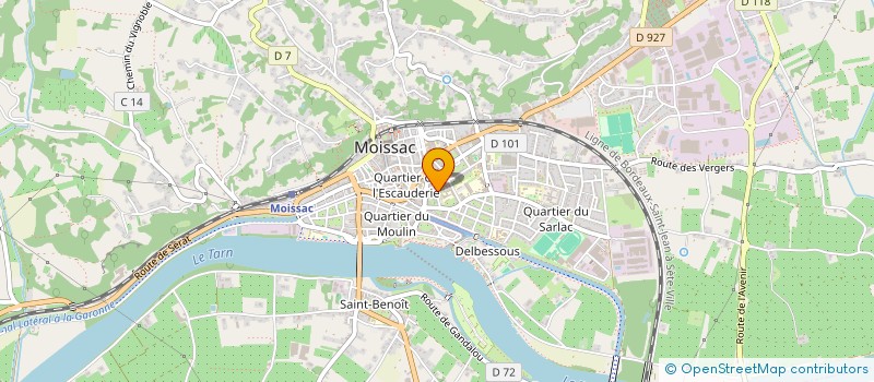 localisation de l'entreprise MAVIA  MOISSAC