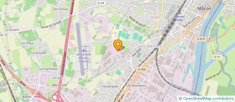 localisation de l'entreprise MAVIA SA à MACON