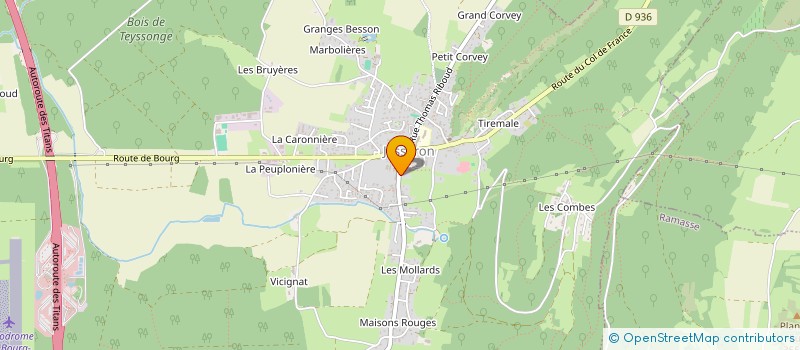 localisation de l'entreprise MAVIB à JASSERON