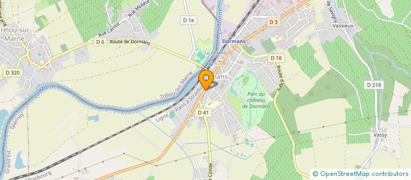 localisation de l'entreprise MAVIC'ELEC à DORMANS
