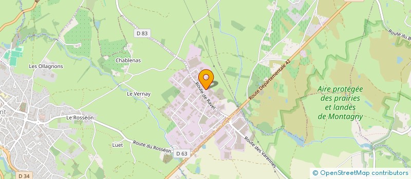 localisation de l'entreprise MAVICA  MONTAGNY