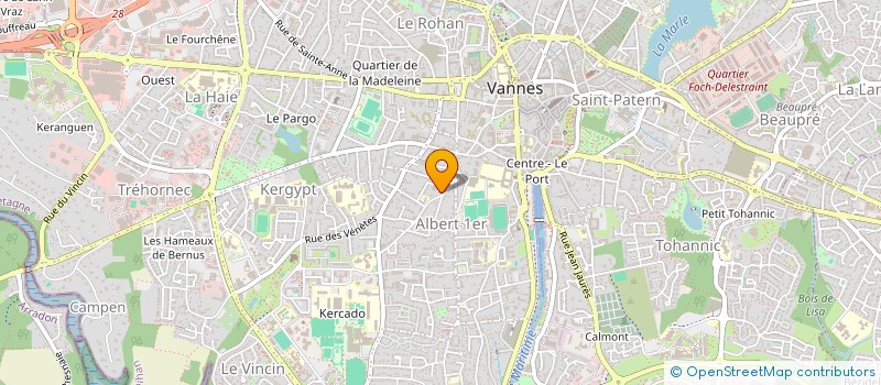 localisation de l'entreprise MAVICK LE MARAIS à VANNES