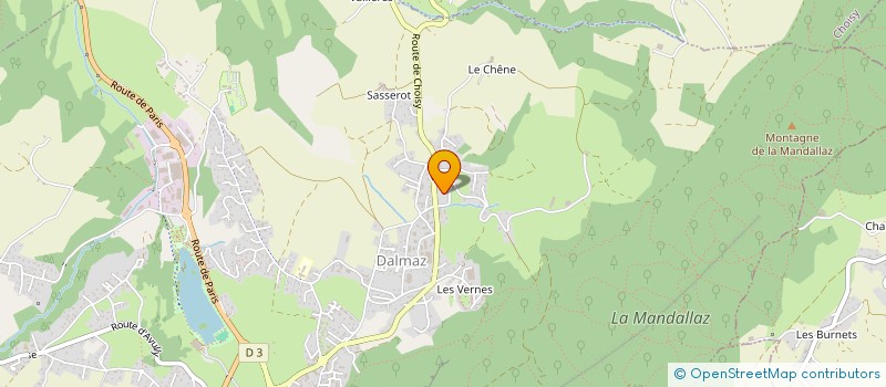 localisation de l'entreprise MAVID  LA BALME-DE-SILLINGY