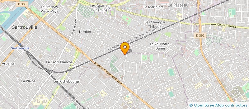 localisation de l'entreprise MAVIDA  HOUILLES