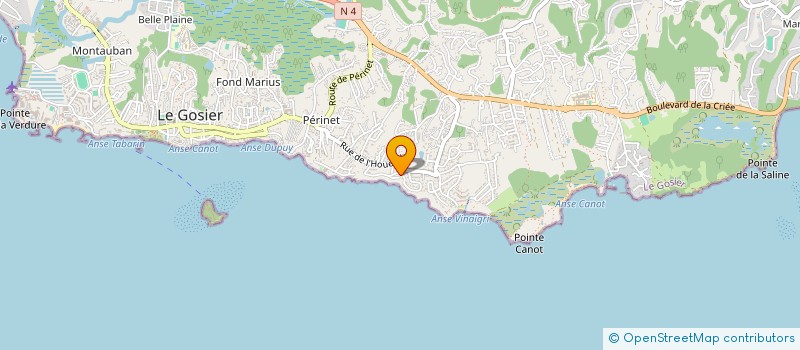 localisation de l'entreprise MAVIDA ANTILLES à LE GOSIER