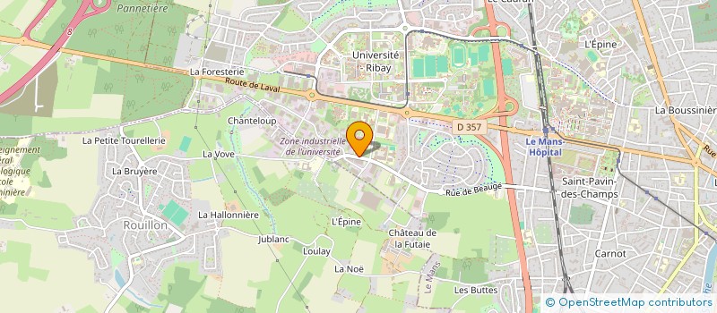 localisation de l'entreprise MAVIDEN EXPORT à LE MANS