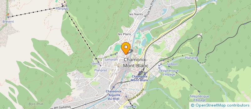 localisation de l'entreprise MAVIE à CHAMONIX-MONT-BLANC