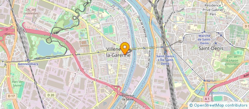 localisation de l'entreprise MAVIE à VILLENEUVE-LA-GARENNE