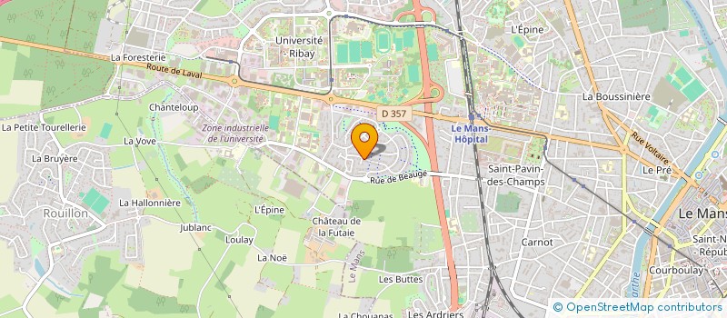 localisation de l'entreprise MAVIE LINEL à LE MANS