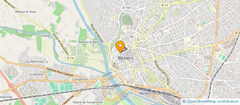 localisation de l'entreprise MAVIEL à BEZIERS