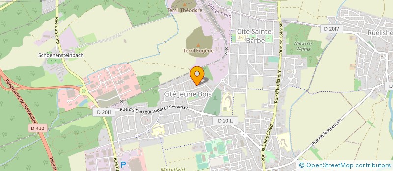 localisation de l'entreprise MAVIHO  WITTENHEIM