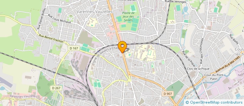 localisation de l'entreprise MAVILAU à NEVERS