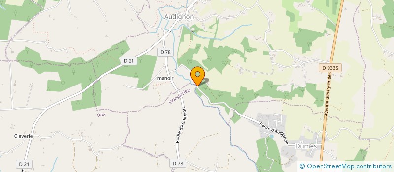 localisation de l'entreprise MAVILEA  AUDIGNON