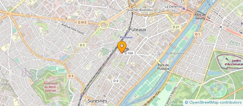 localisation de l'entreprise MAVILLE IMMOBILIER - LA DEFENSE à SURESNES