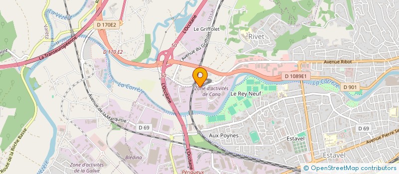 localisation de l'entreprise MAVILLENAVE  BRIVE-LA-GAILLARDE