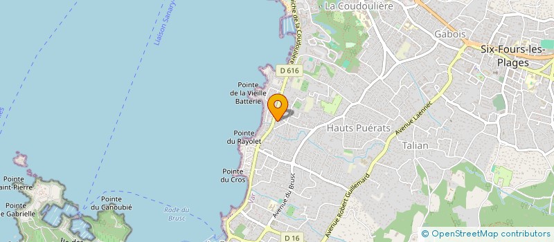 localisation de l'entreprise MAVILOLIE à SIX-FOURS-LES-PLAGES