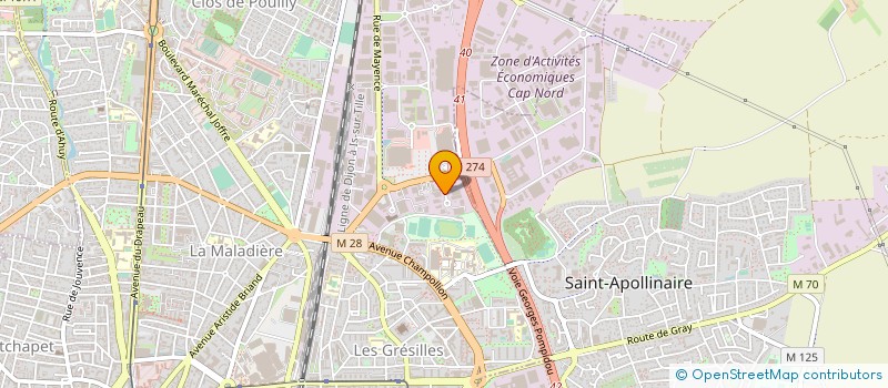 localisation de l'entreprise MAVIMAX à DIJON