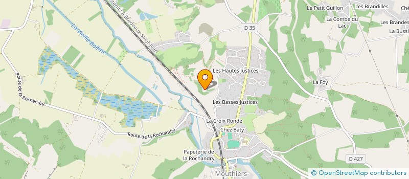 localisation de l'entreprise MAVIMMO16 à MOUTHIERS-SUR-BOEME