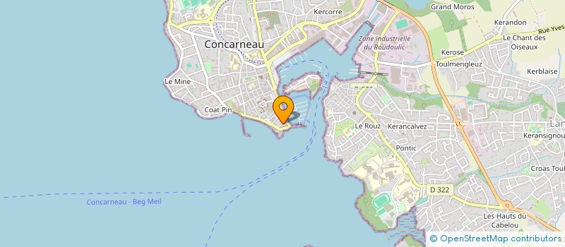 localisation de l'entreprise MAVIMO  CONCARNEAU