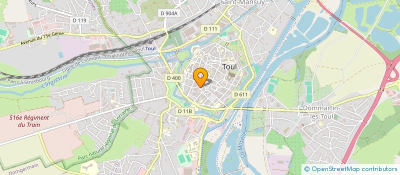 localisation de l'entreprise MAVIN à TOUL