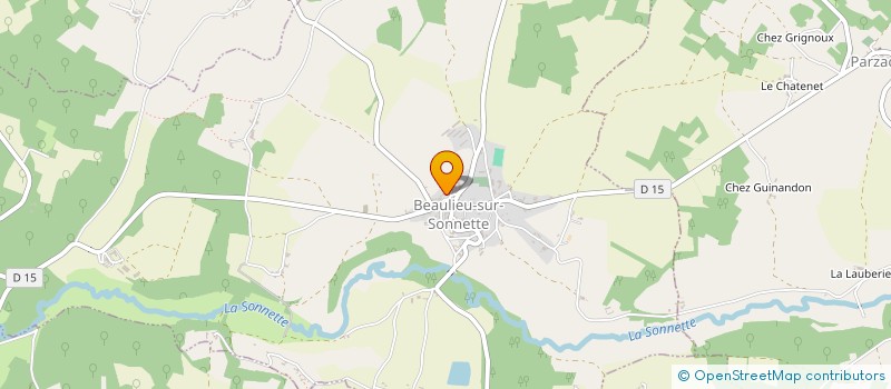 localisation de l'entreprise MAVIPOL  BEAULIEU-SUR-SONNETTE